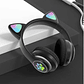Audifono Bluetooth Kitty Patitas Negro - Miniatura 7