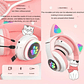 Audifono Bluetooth Kitty Patitas Rosado - Miniatura 5