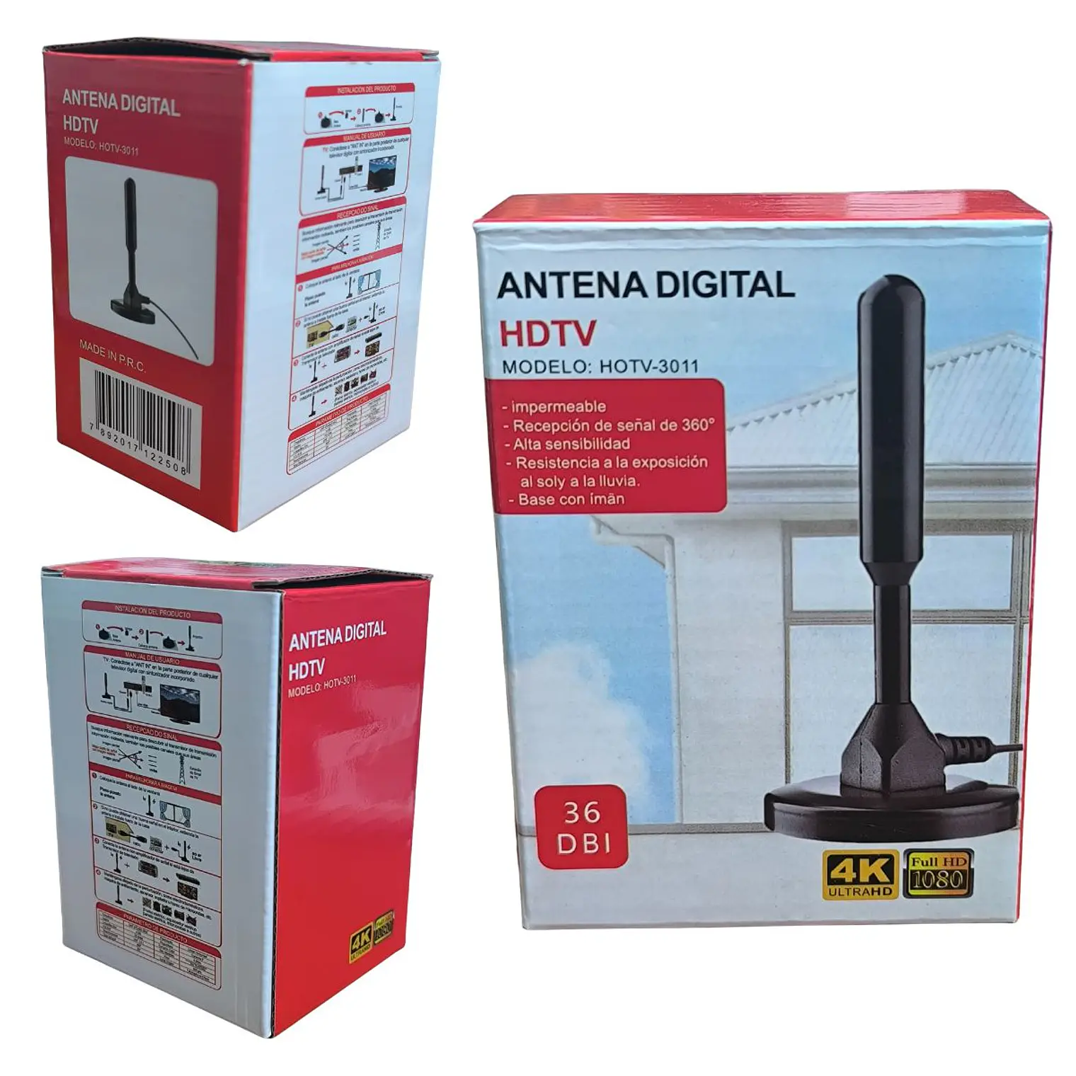 Antena Digital Hdtv 4K 7