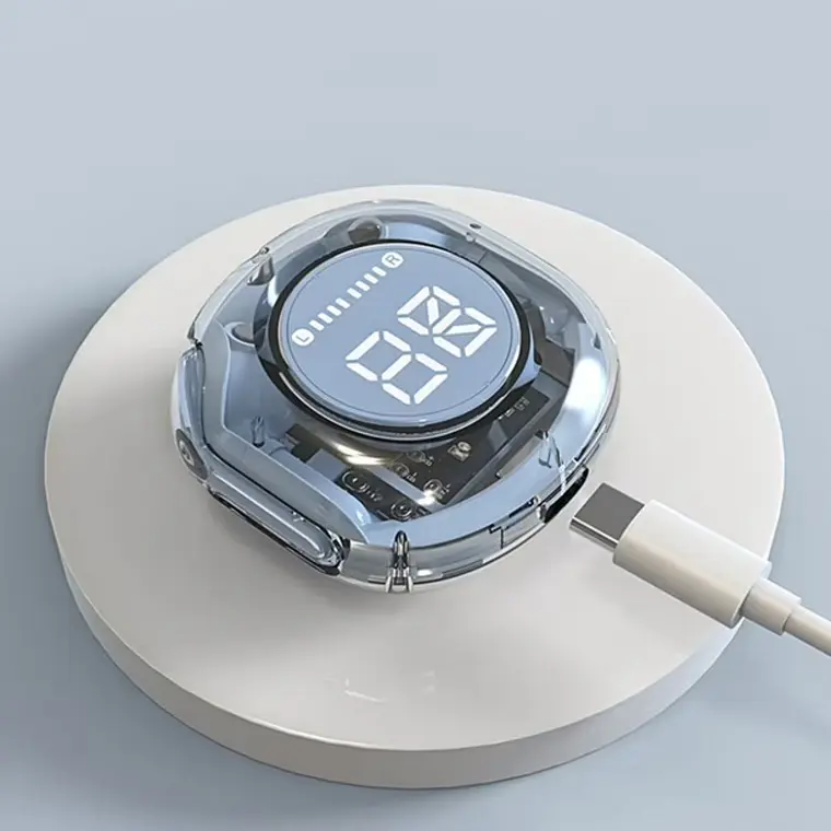 Audífono Bluetooth Ultrapods Pro Digital 5.3 Celeste 2