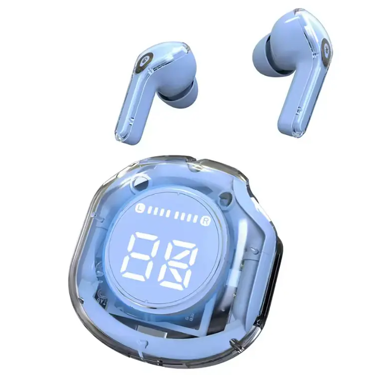 Audífono Bluetooth Ultrapods Pro Digital 5.3 Celeste 1