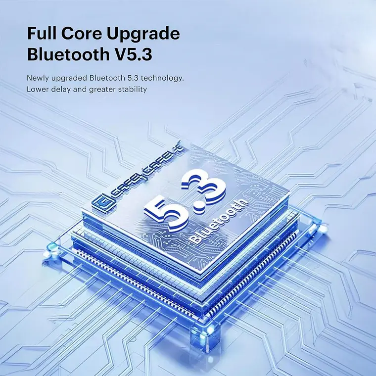 Audífono Bluetooth Ultrapods Pro Digital 5.3 Celeste 8