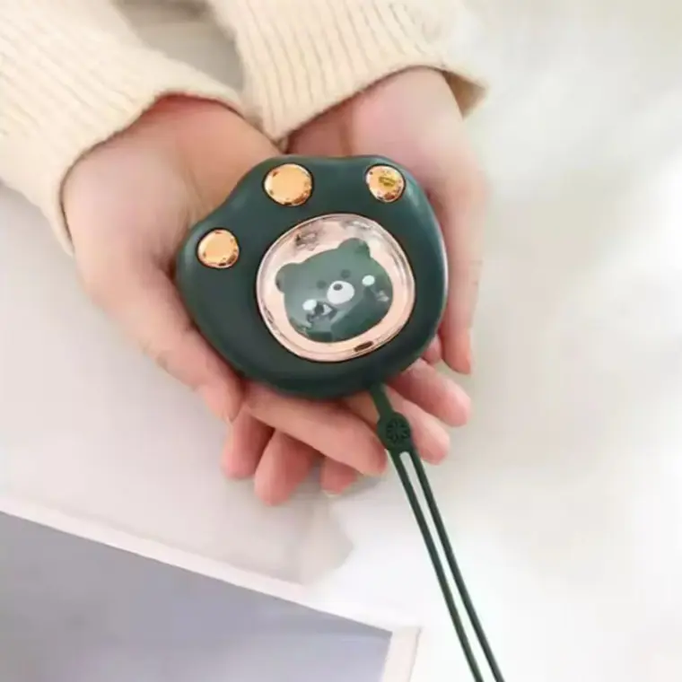 Calefactor De Manos Infantil Electrico Garrita Verde 1