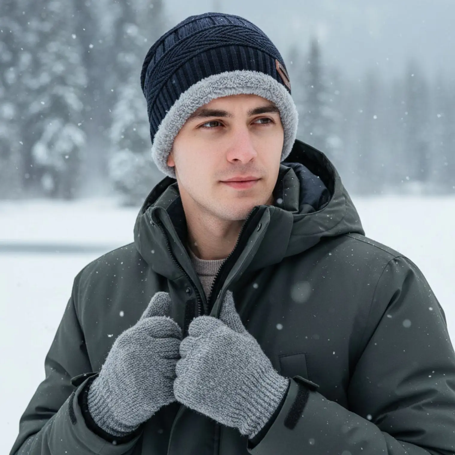 Gorro Con Chiporro Unisex Azul 4
