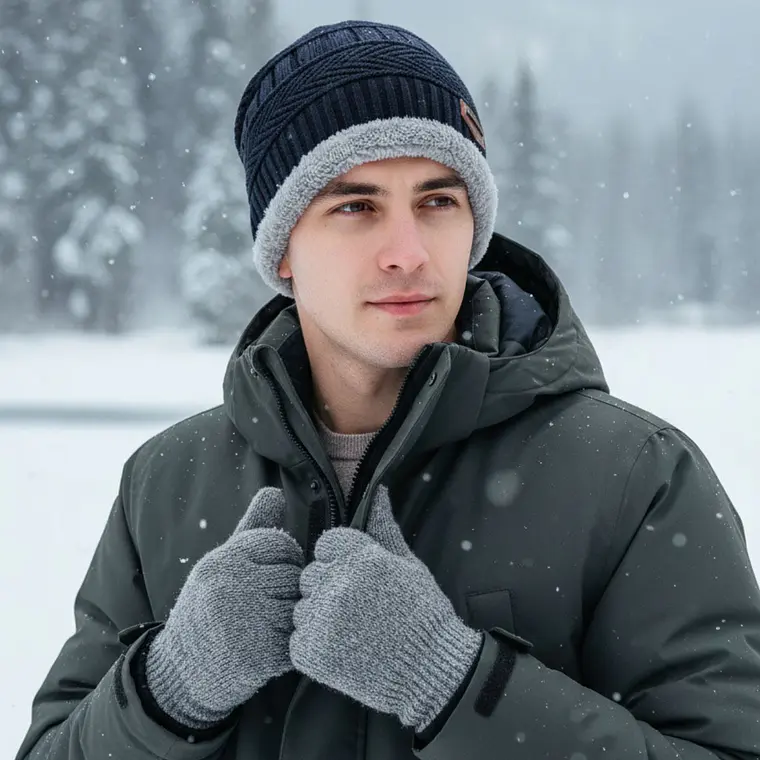 Gorro Con Chiporro Unisex Gris 5
