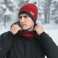 Gorro Mas Cuello Con Chiporro Unisex Rojo - Miniatura 5