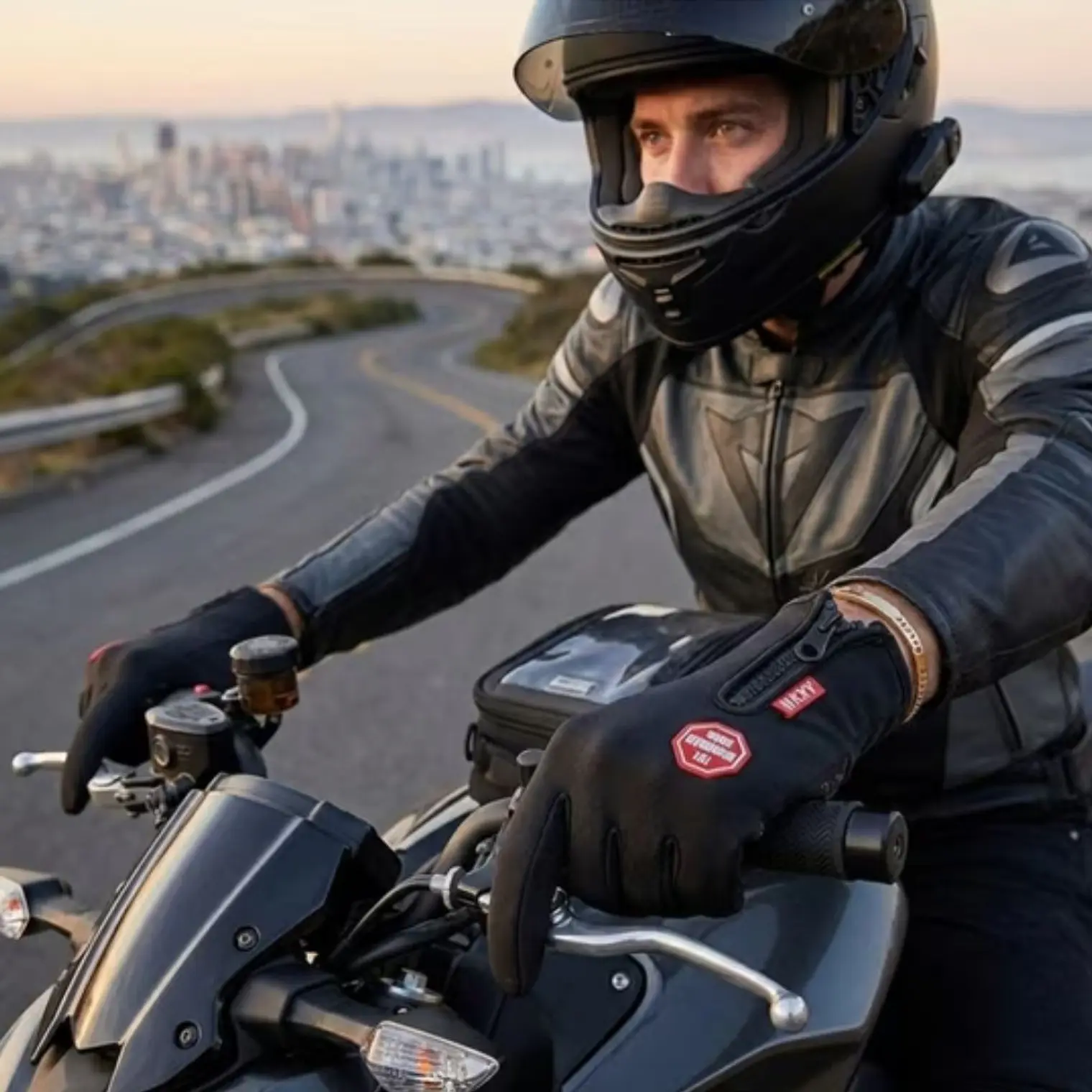 Guantes Impermeables Térmicos con Sistema Táctil (M) 8