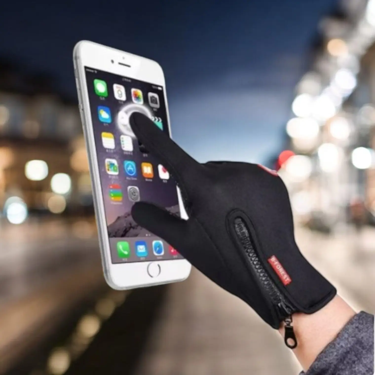 Guantes Impermeables Térmicos con Sistema Táctil (M) 2