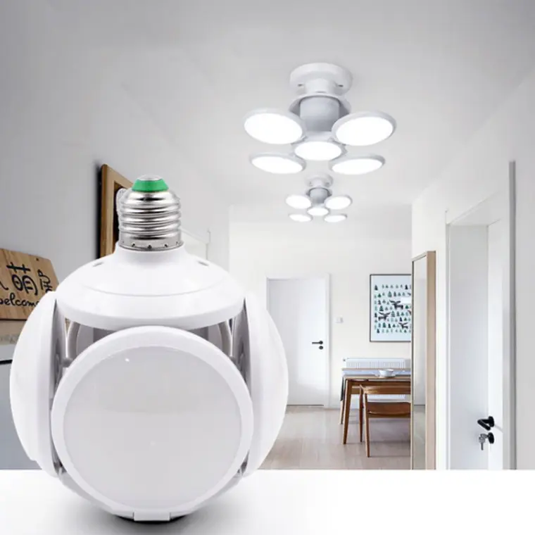 Ampolleta LED E-27 40W 6500K Tipo Balon Ajustable 1
