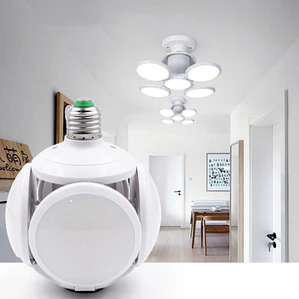 Ampolleta LED E-27 40W 6500K Tipo Balon Ajustable