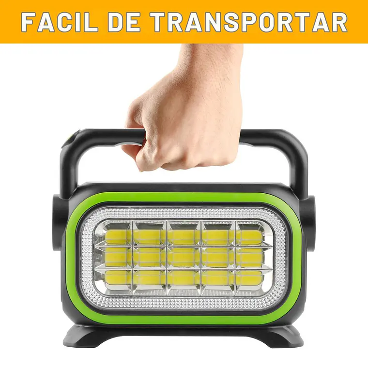 Foco Linterna Solar Recargable MS-03 5