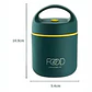 Termo Lunch Acero Inoxidable 510Ml Verde - Miniatura 8