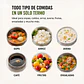 Termo Comida Acero Inoxidable 680 Ml Blanco - Miniatura 3