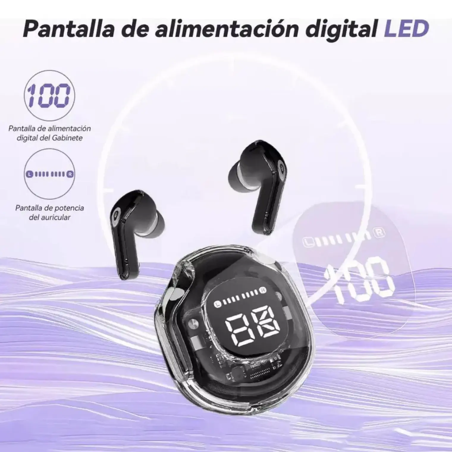 Audífono Bluetooth Ultrapods Pro Digital Negro 6