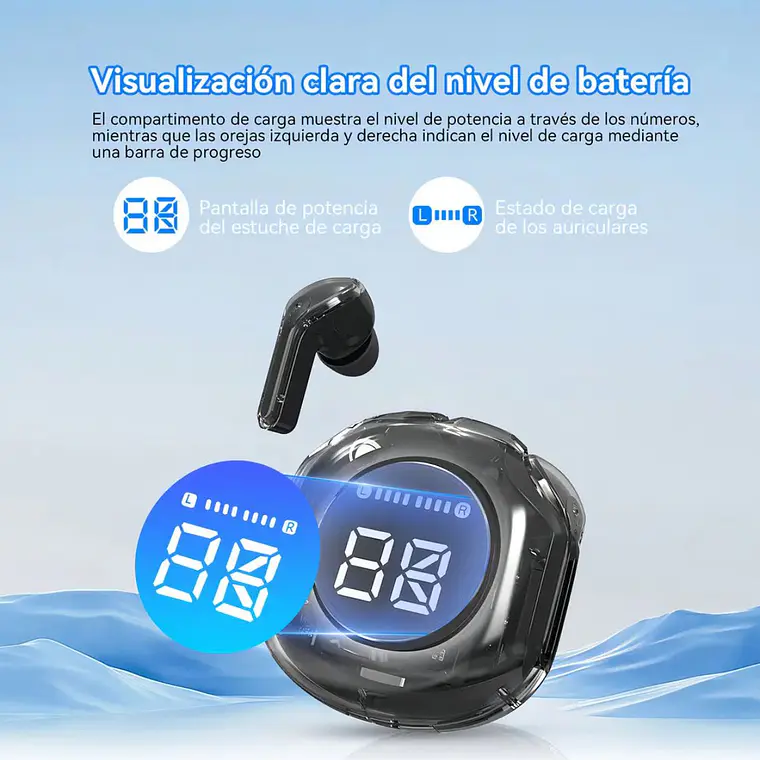 Audífono Bluetooth Ultrapods Pro Digital Negro 7