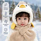 Gorro Infnatil Chiporro Con Bufanda Pinguino Amarillo - Miniatura 7