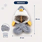 Gorro Infnatil Chiporro Con Bufanda Pinguino Azul - Miniatura 8