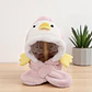 Gorro Infnatil Chiporro Con Bufanda Pinguino Rosado - Miniatura 1