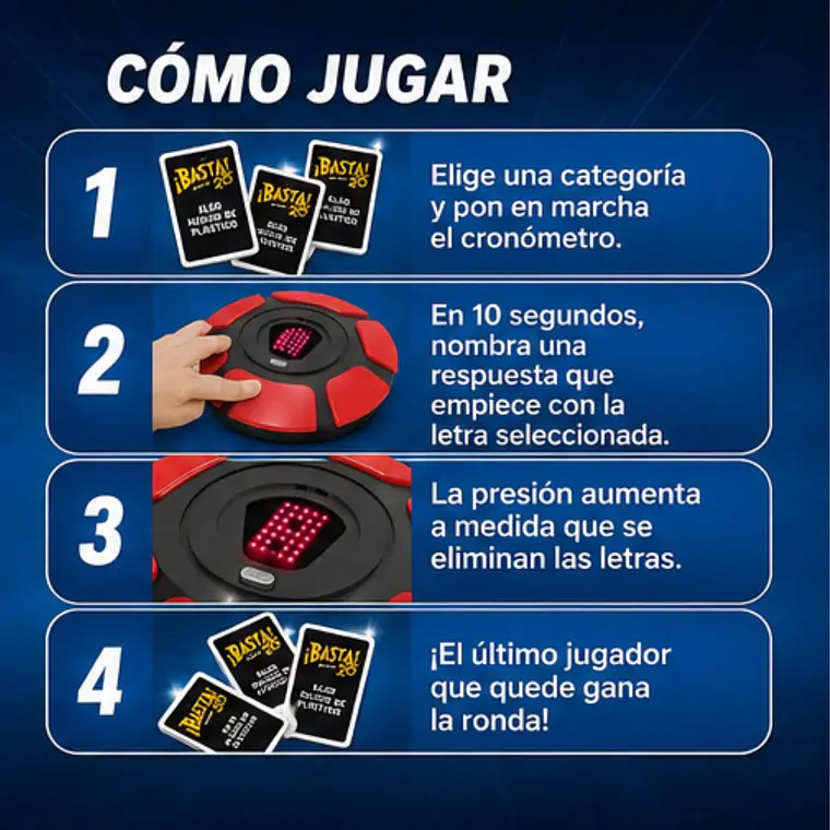 Juego de Mesa Basta 2.0 Español 5