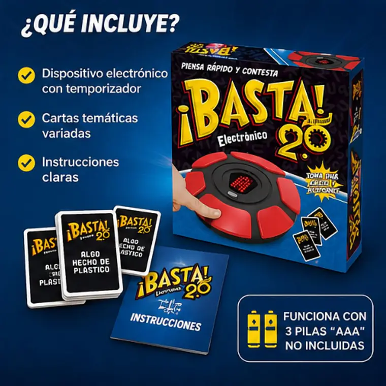 Juego de Mesa Basta 2.0 Español 6