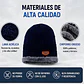 Gorro Térmico Azul Tejido con Interior de Chiporro - Miniatura 5