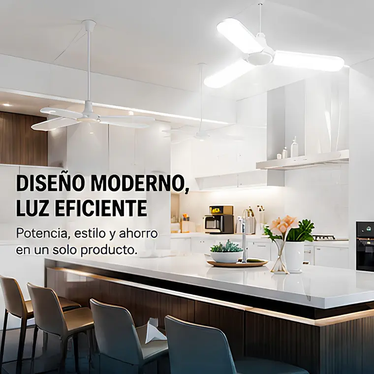 Ampolleta Led De 3 Aspas Ajustables 45W E-27 2