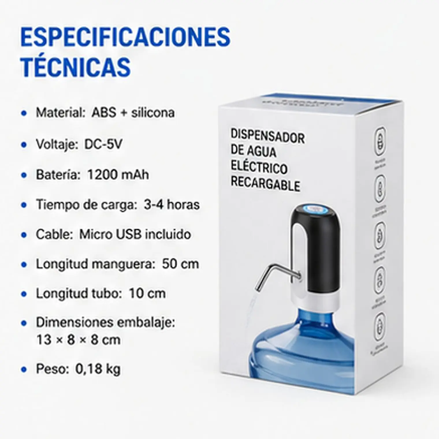 Dispensador De Agua Electrico 8