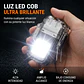 Encendedor Con Luz Led Recargable Tipo Llavero - Miniatura 2