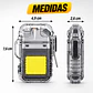 Encendedor Con Luz Led Recargable Tipo Llavero - Miniatura 7