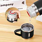 Termo Liso 500Ml + 3 Vasos Negro - Miniatura 2