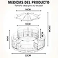 Organizador de Cosméticos Giratorio 360° de Acrílico Transparente - Miniatura 10