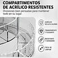Organizador de Cosméticos Giratorio 360° de Acrílico Transparente - Miniatura 8