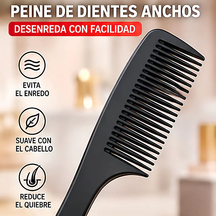 Set De Cabello 5 Piezas con Cepillos, Peine, Espejo y Base 5