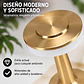 Lampara De Mesa Táctil USB Recargable Elegante Dorada - Miniatura 3