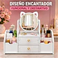 Organizador De Maquillajes Estilo Tocador Orejas De Gato - Miniatura 6