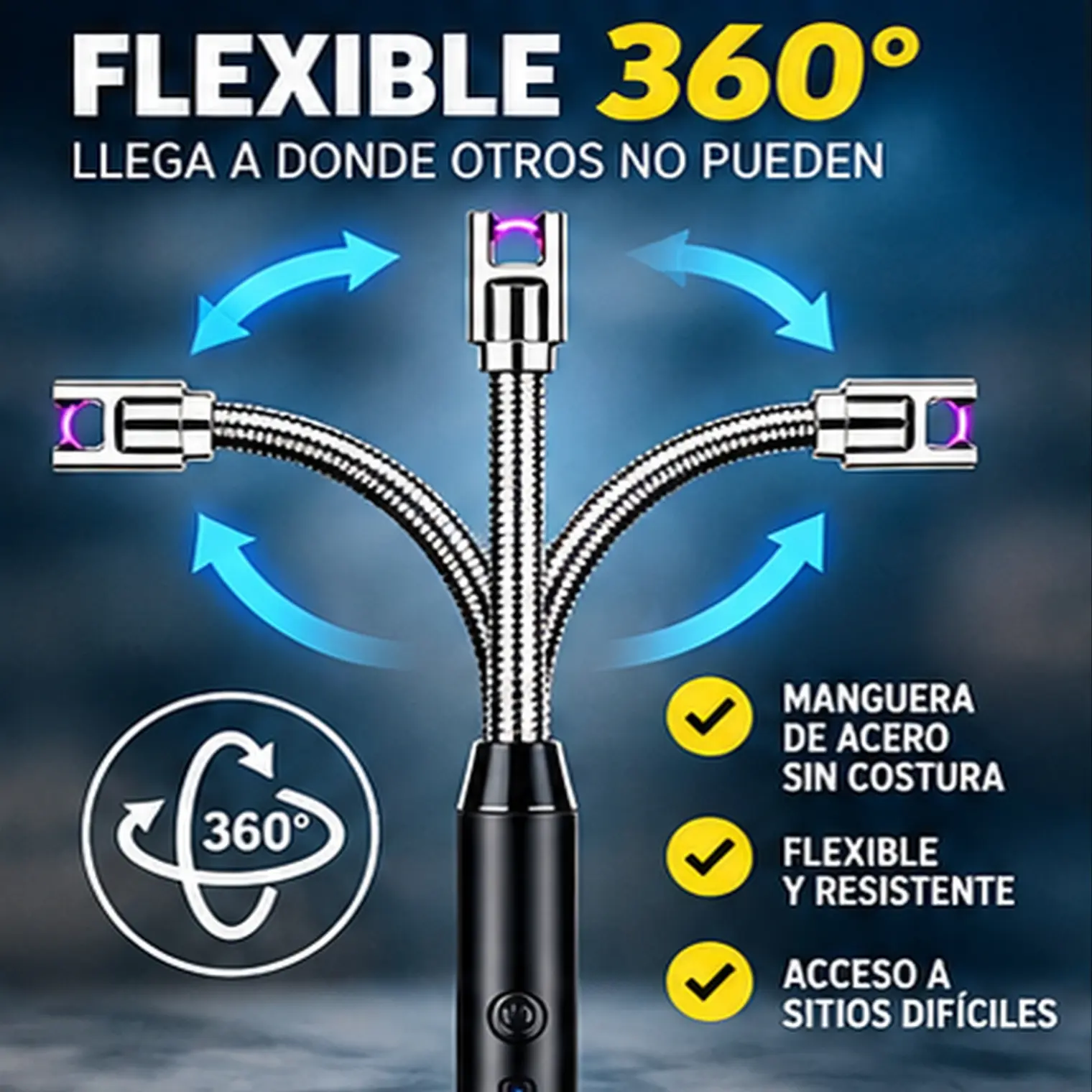 Encendedor Premium Tipo chispero De plasma USB recargable 5