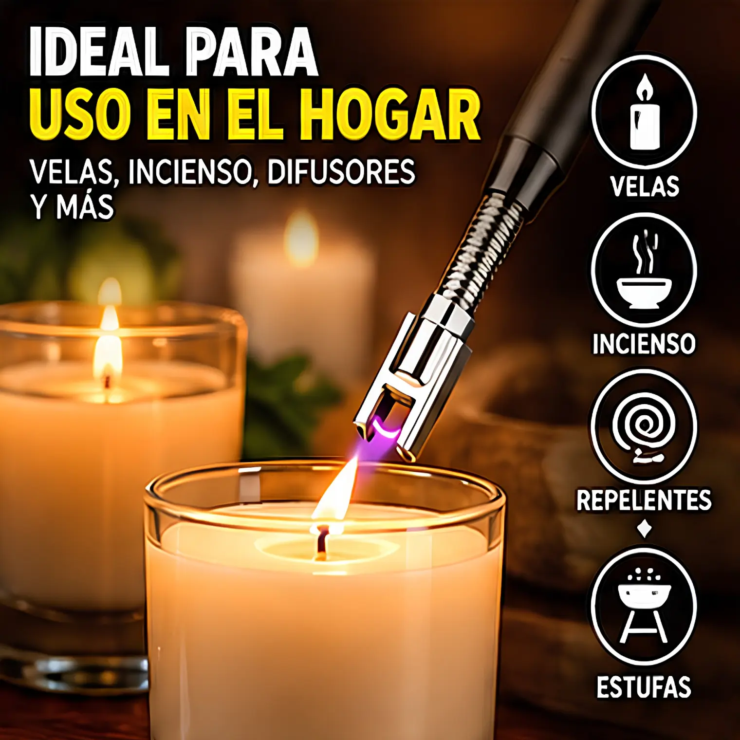 Encendedor Premium Tipo chispero De plasma USB recargable 2
