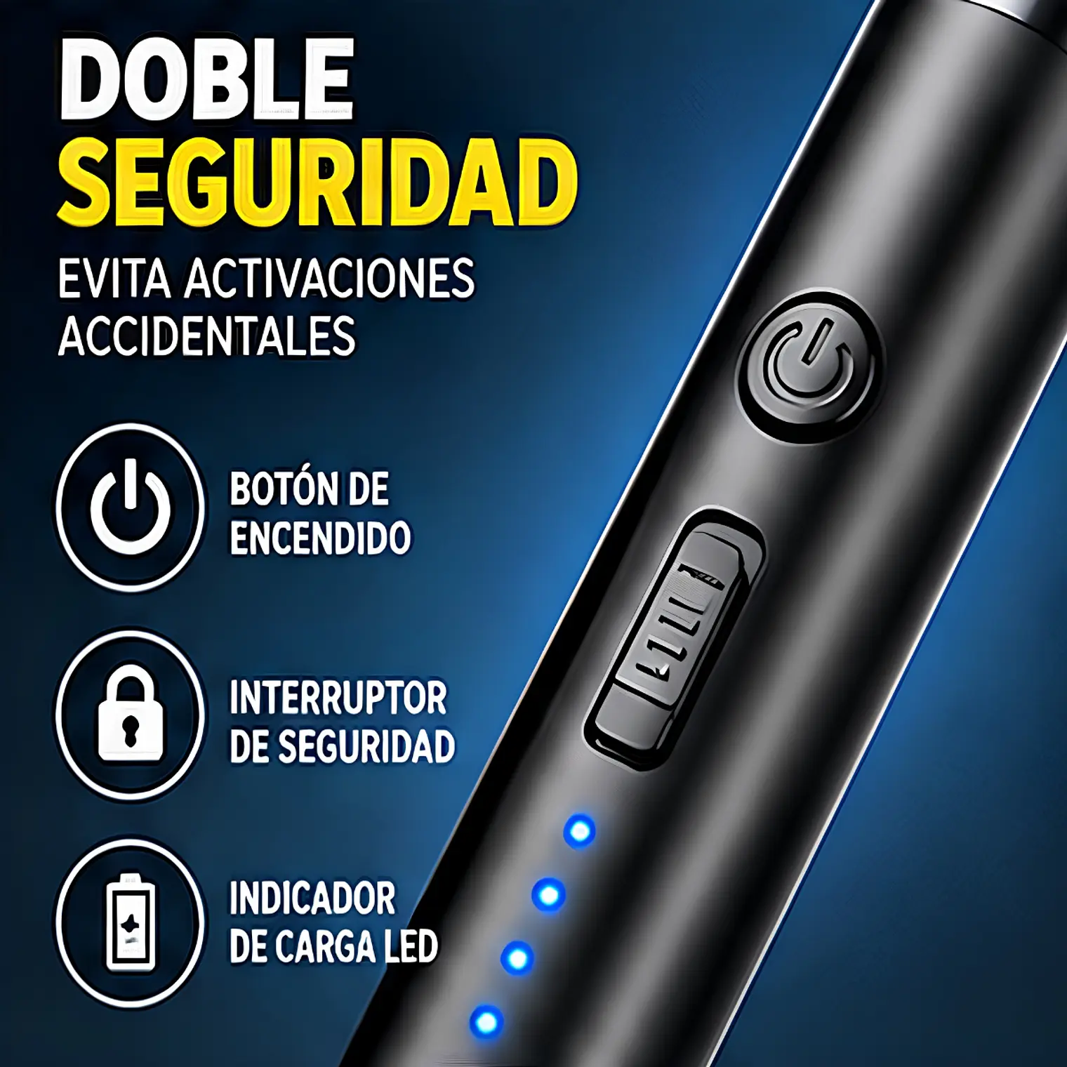 Encendedor Premium Tipo chispero De plasma USB recargable 3