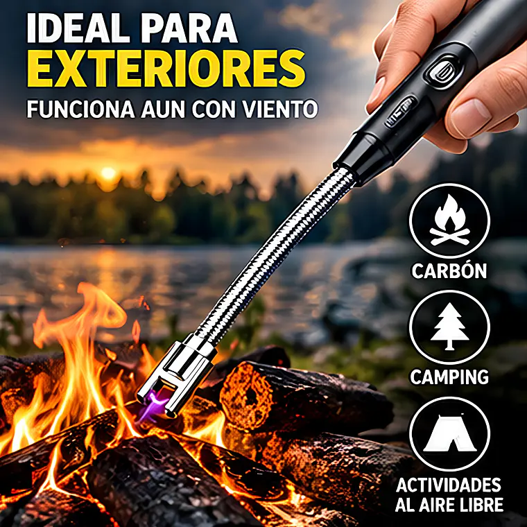 Encendedor Premium Tipo chispero De plasma USB recargable 4