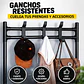 Zapatero Sneakers Organizador Con Perchero 4 Niveles Negro - Miniatura 4