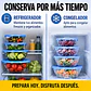 Set de 5 Bowl Recipiente y Contenedor de Vidrio con Tapa  - Miniatura 5