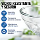 Set de 5 Bowl Recipiente y Contenedor de Vidrio con Tapa  - Miniatura 8