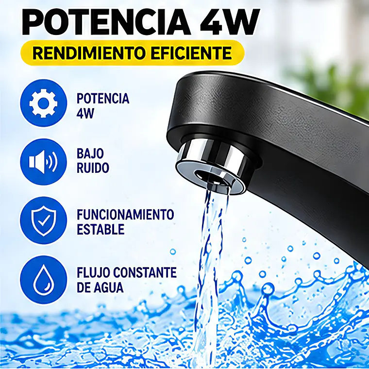 Dispensador de Agua Eléctrico USB Recargable MS-02 7