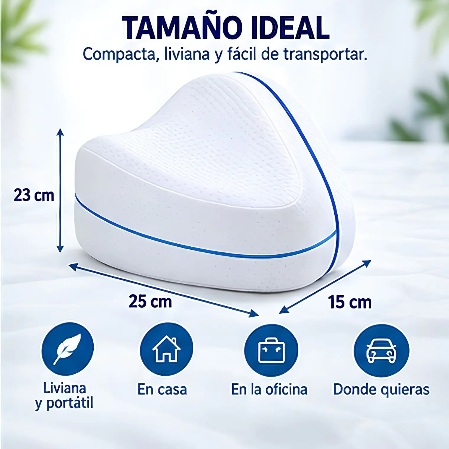Almohada Ortopedica Ergonomica Para Rodillas y Piernas  7