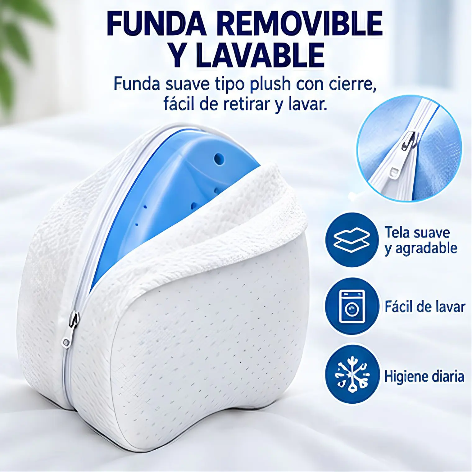 Almohada Ortopedica Ergonomica Para Rodillas y Piernas  8