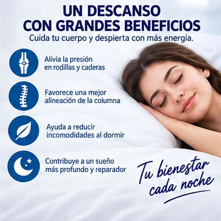 Almohada Ortopedica Ergonomica Para Rodillas y Piernas  5