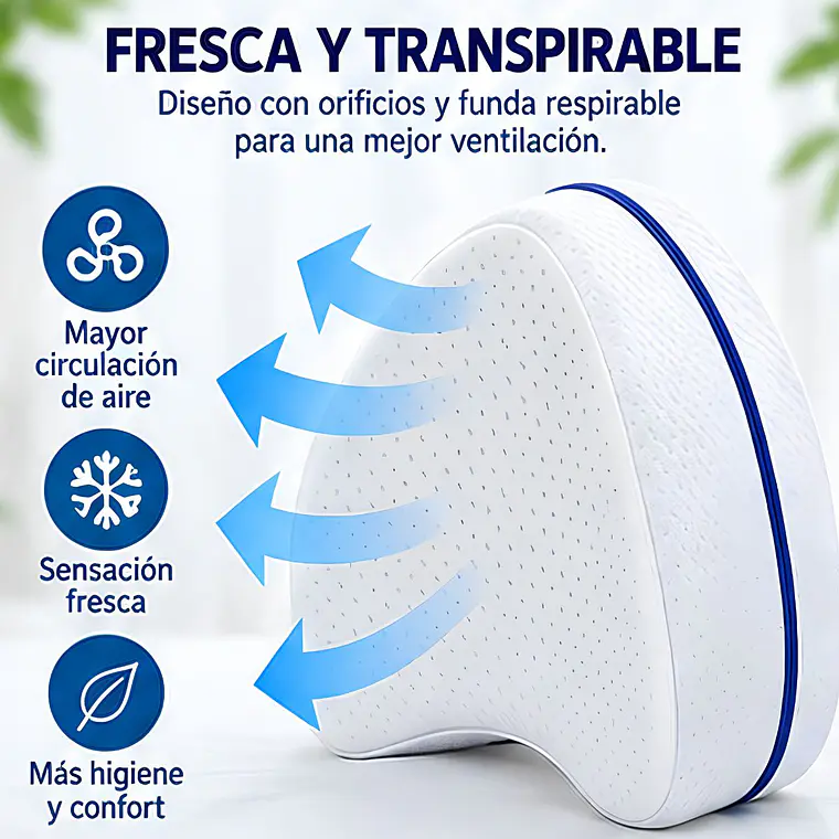 Almohada Ortopedica Ergonomica Para Rodillas y Piernas  3