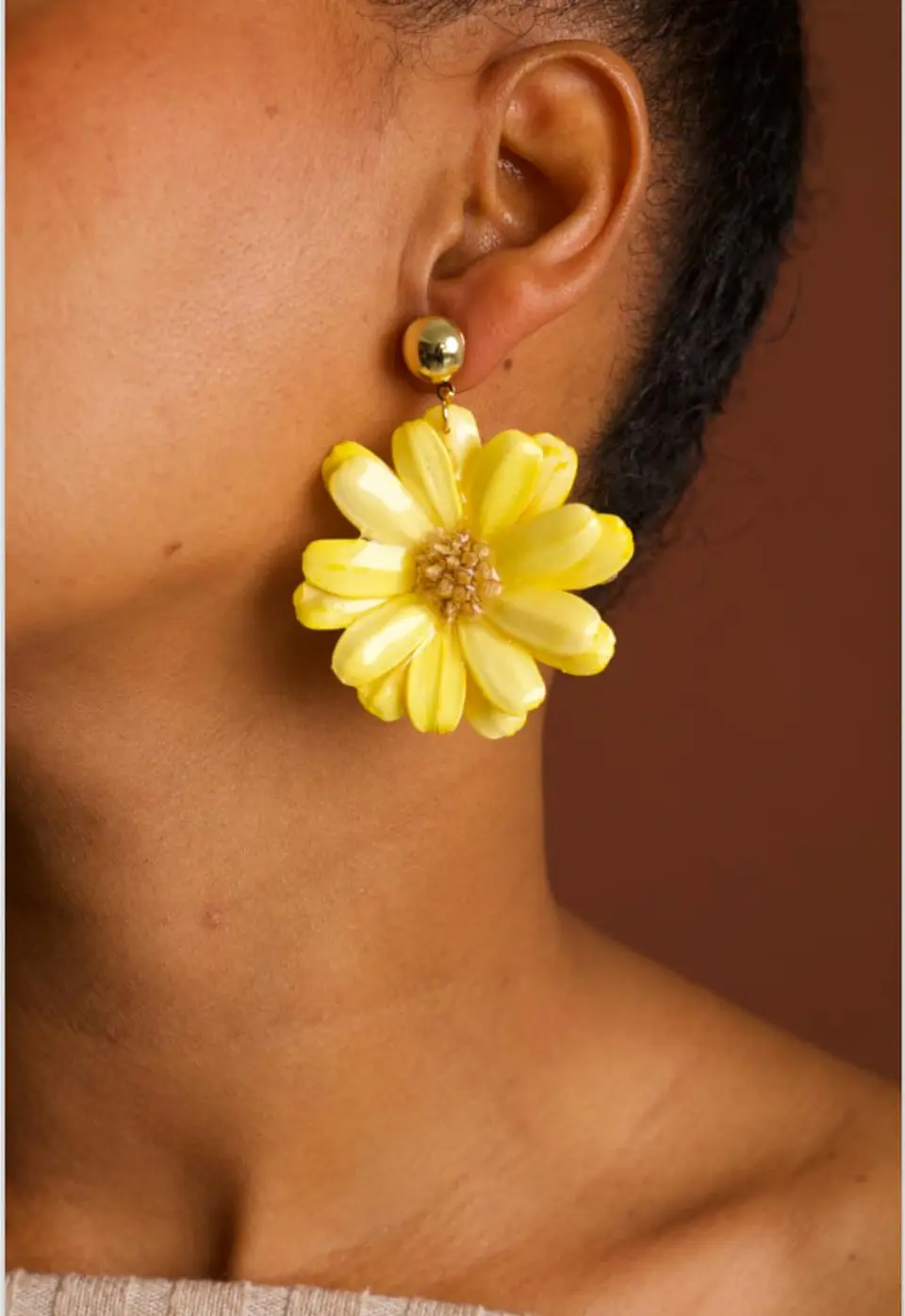 Arete en forma de margarita  1