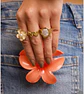Anillos en rodio graduables - Miniatura 3