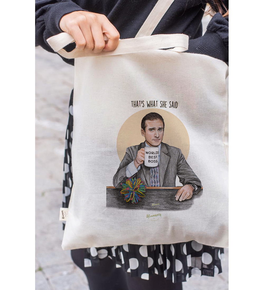 TOTEBAG MIKE SHE SAID THE OFFICE 